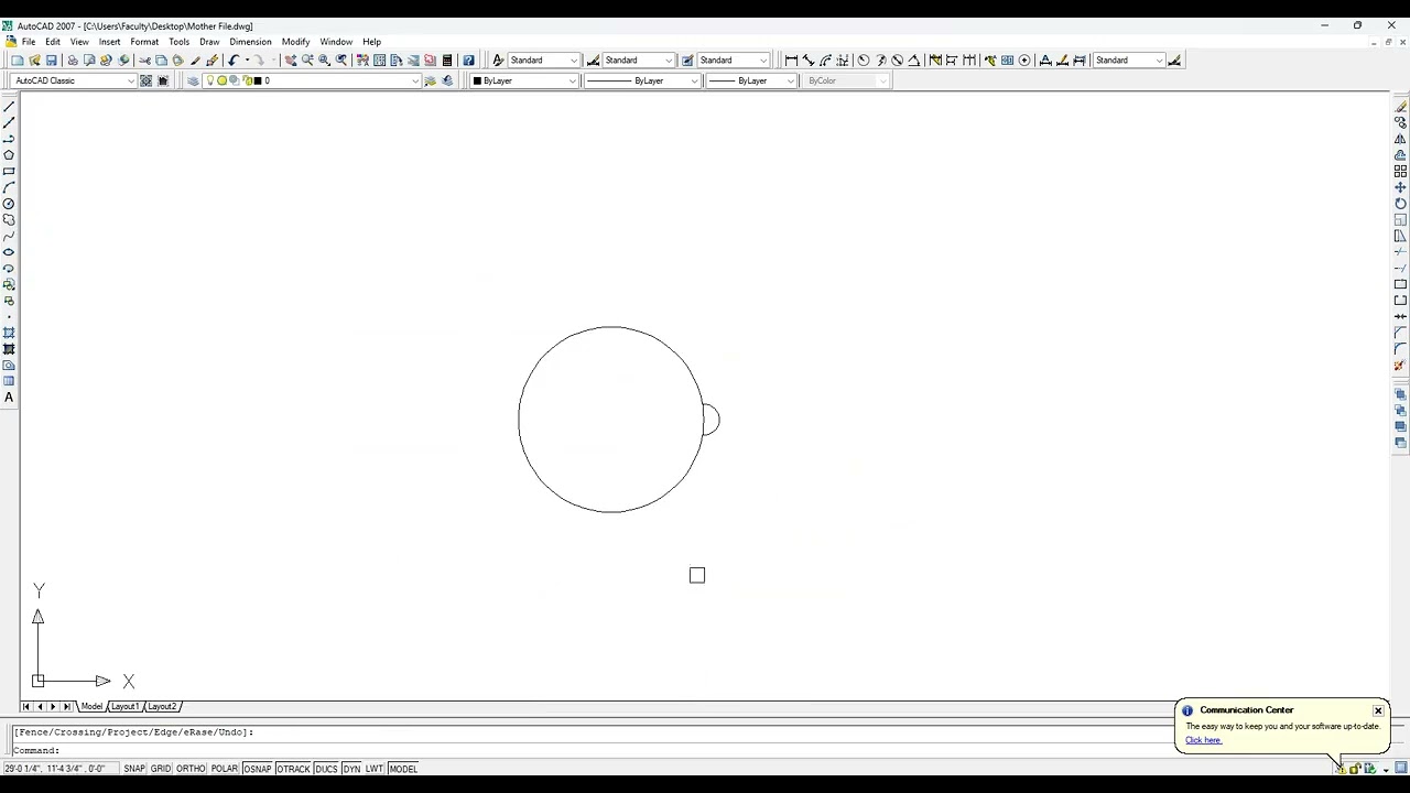 9th Class AutoCAD 4th