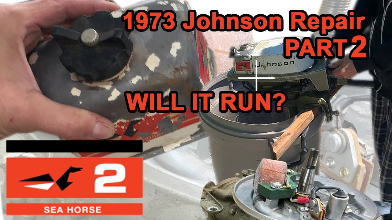 Johnson 2HP Outboard. Part 2. Coil, Points and Condenser replacement. Start Stall