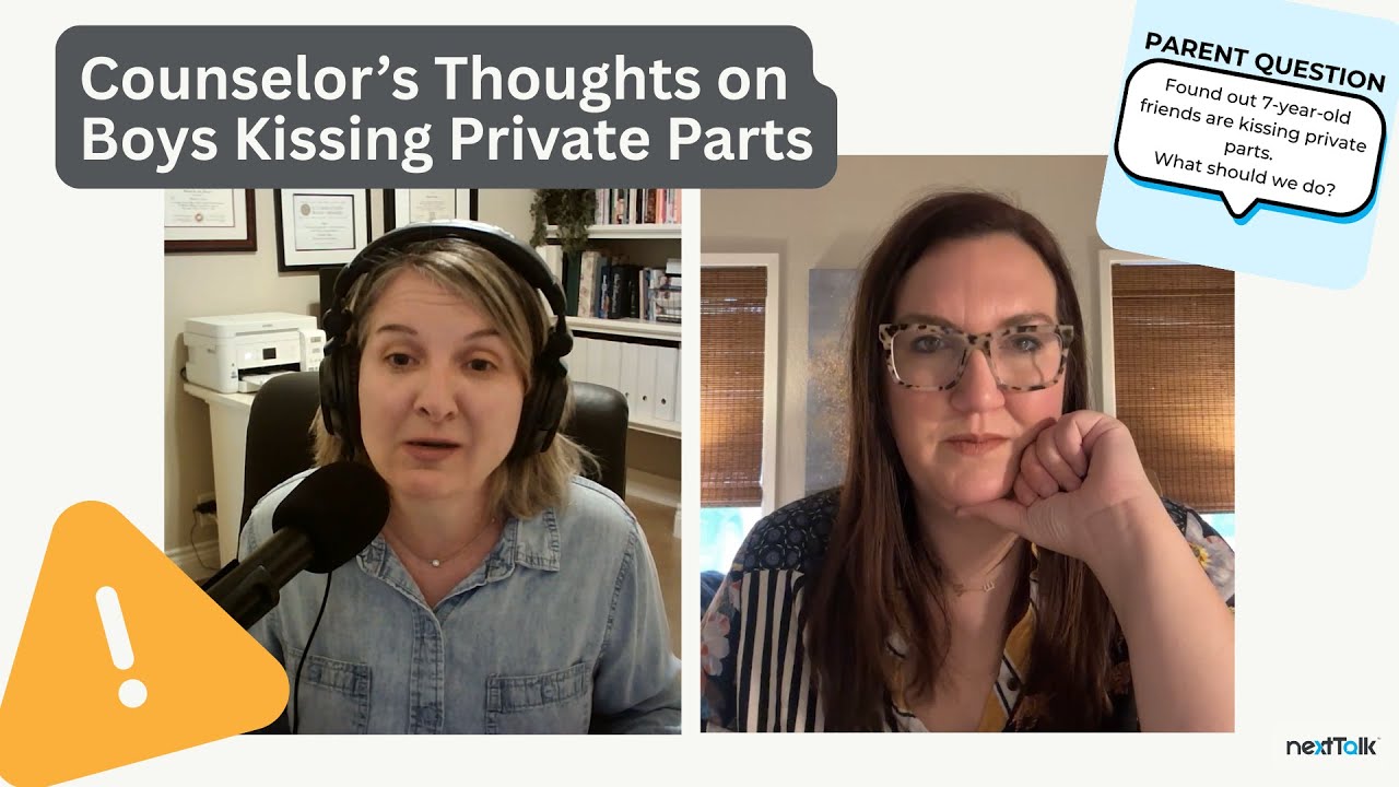 7-year-old friends kissing private parts: Counselor Follow-Up  || nextTalk Podcast