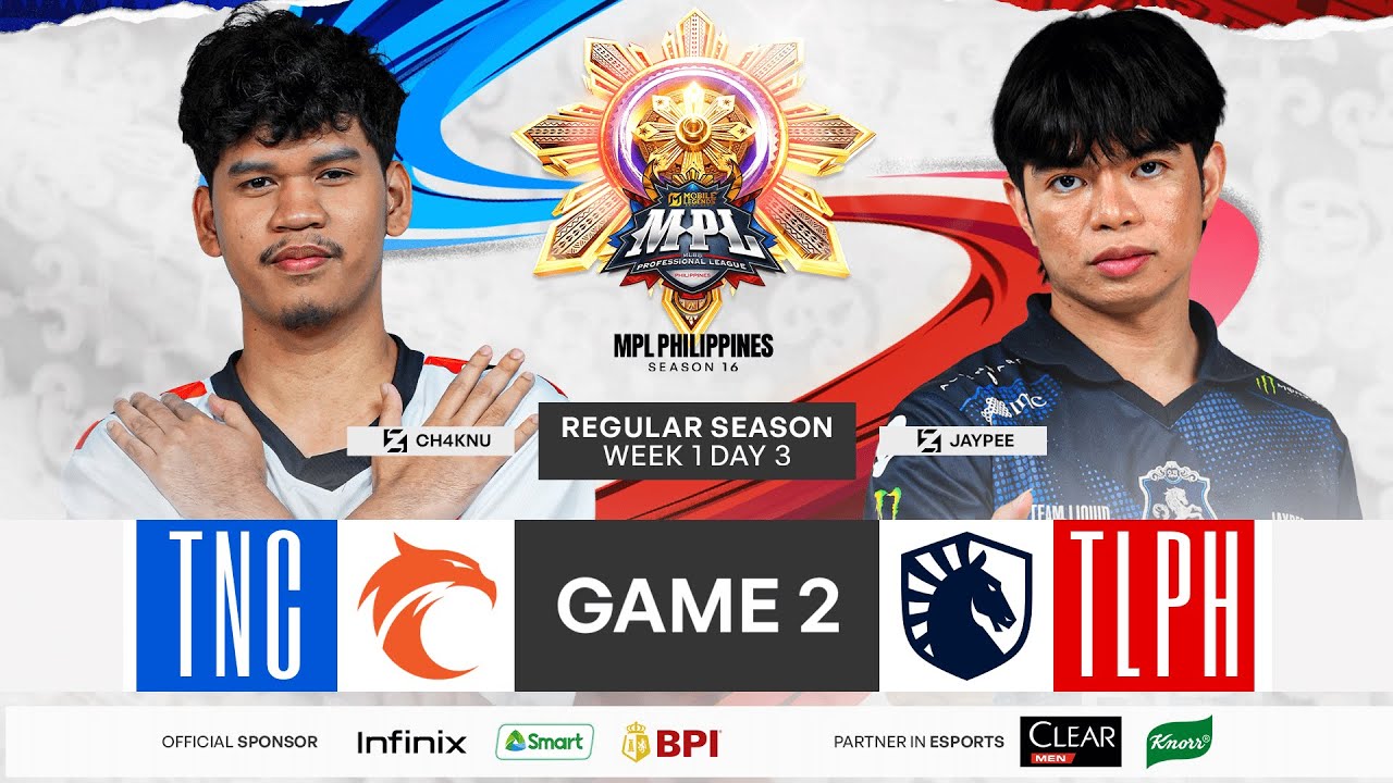 MPL PH S16 - W1D3 - TNC VS TLPH GAME 2