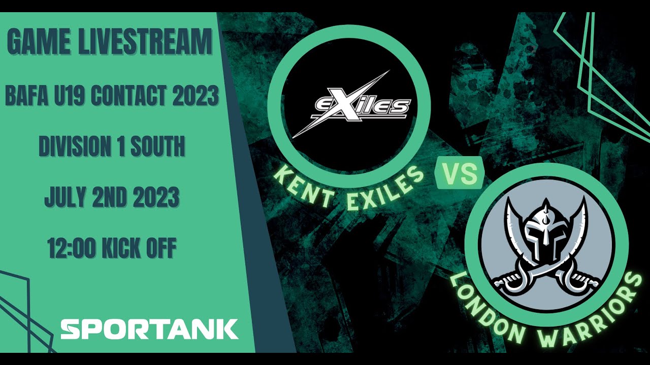 UK American Football - Kent Exiles v London Warriors