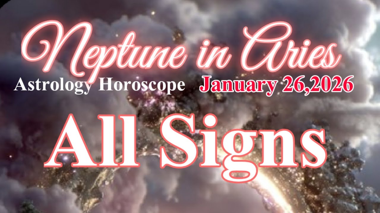 Neptune in Aries -All Signs -January 26,2026  Astrology Horoscope 