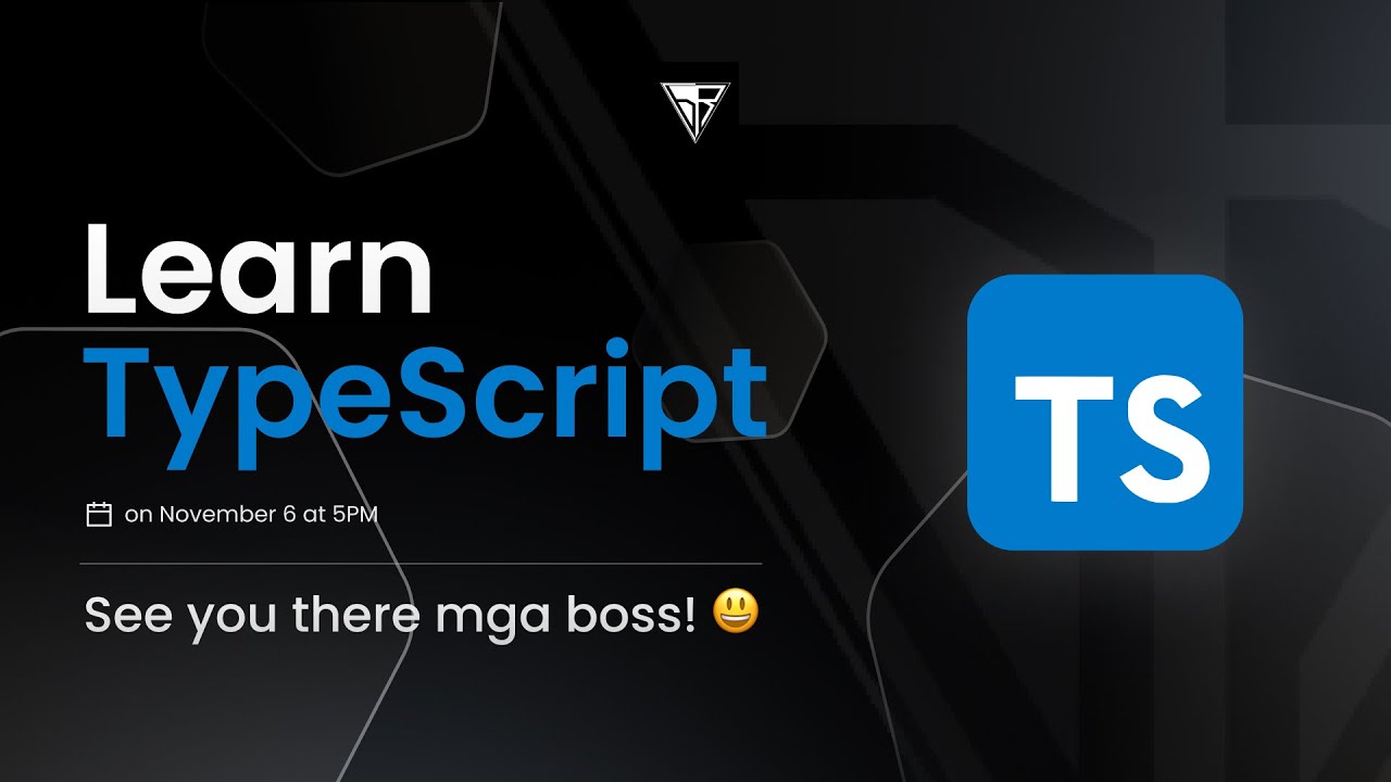 [TAGALOG] TypeScript Tutorial