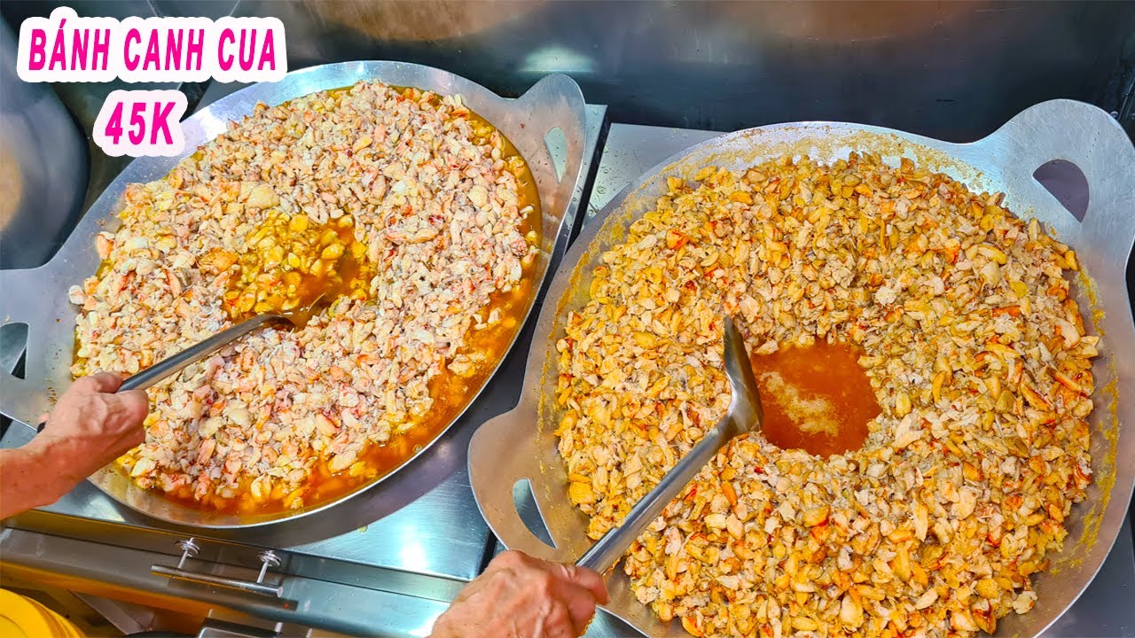 Bất ngờ quy trình chế biến BÁNH CANH CUA 