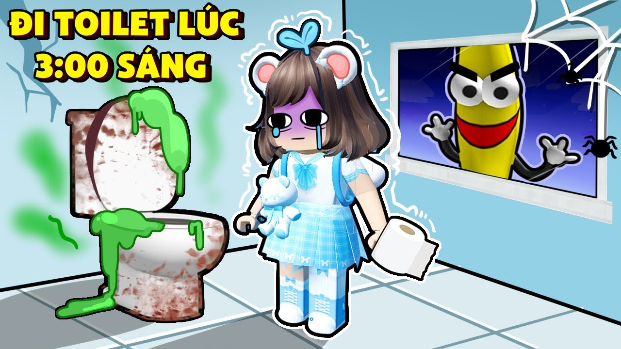 Mình Đi Toilet Vào Lúc 3:00 Sáng Trong Roblox ?