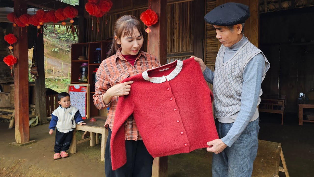 The happiest gift grandpa gave Phuc Binh - Harvest - Build a farm - For a better life.