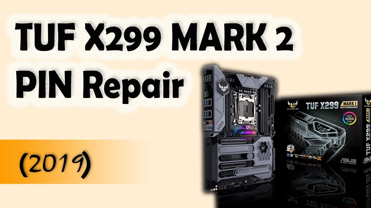 ASUS TUF X299 Mark 2 Motherboard CPU Socket PIN Repair / Realigned (UK)