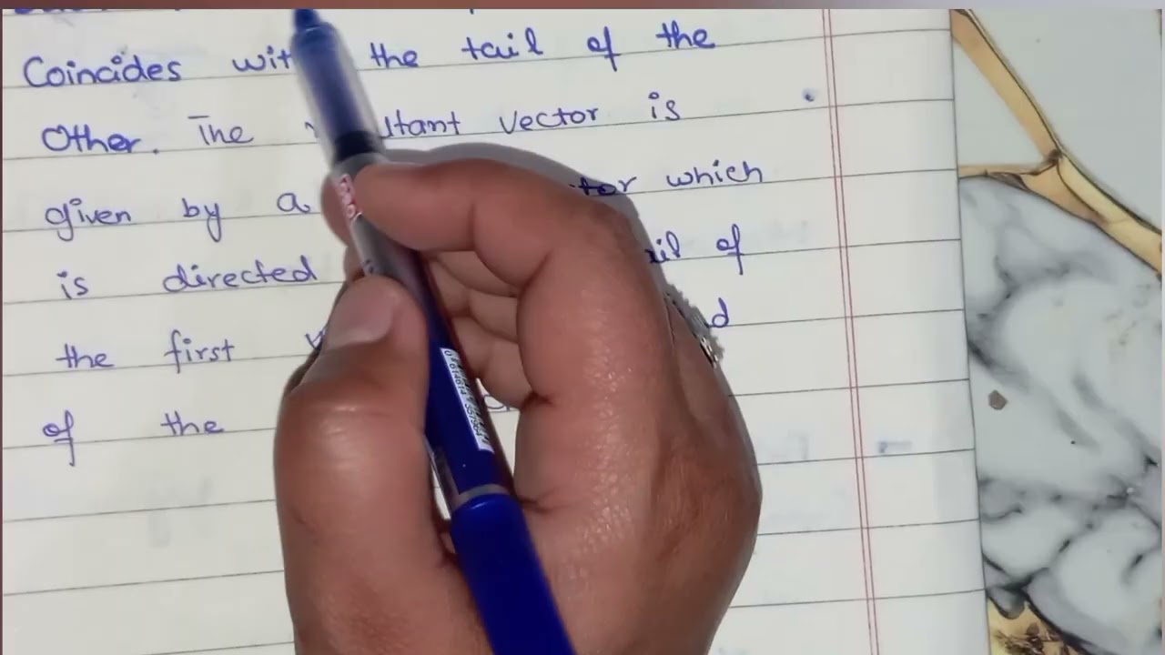 Lecture #2 resultant vector head to tail rule rest and motion  distance and displacement 