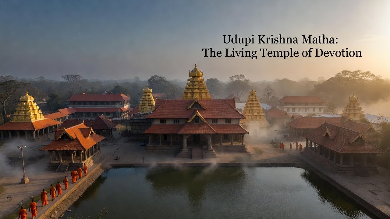 Udupi Shri Krishna Matha Explained: History, Legends & Rituals of the Living Temple 🛕 | Full Guide