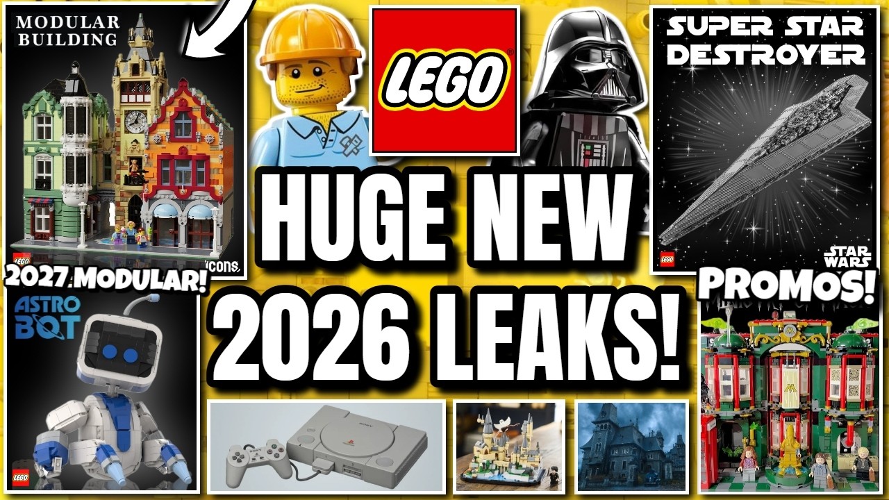 НОВЫЕ УТЕЧКИ LEGO! (Модульные здания, Star Wars, PS1, промо-наборы и МНОГОЕ ДРУГОЕ!)