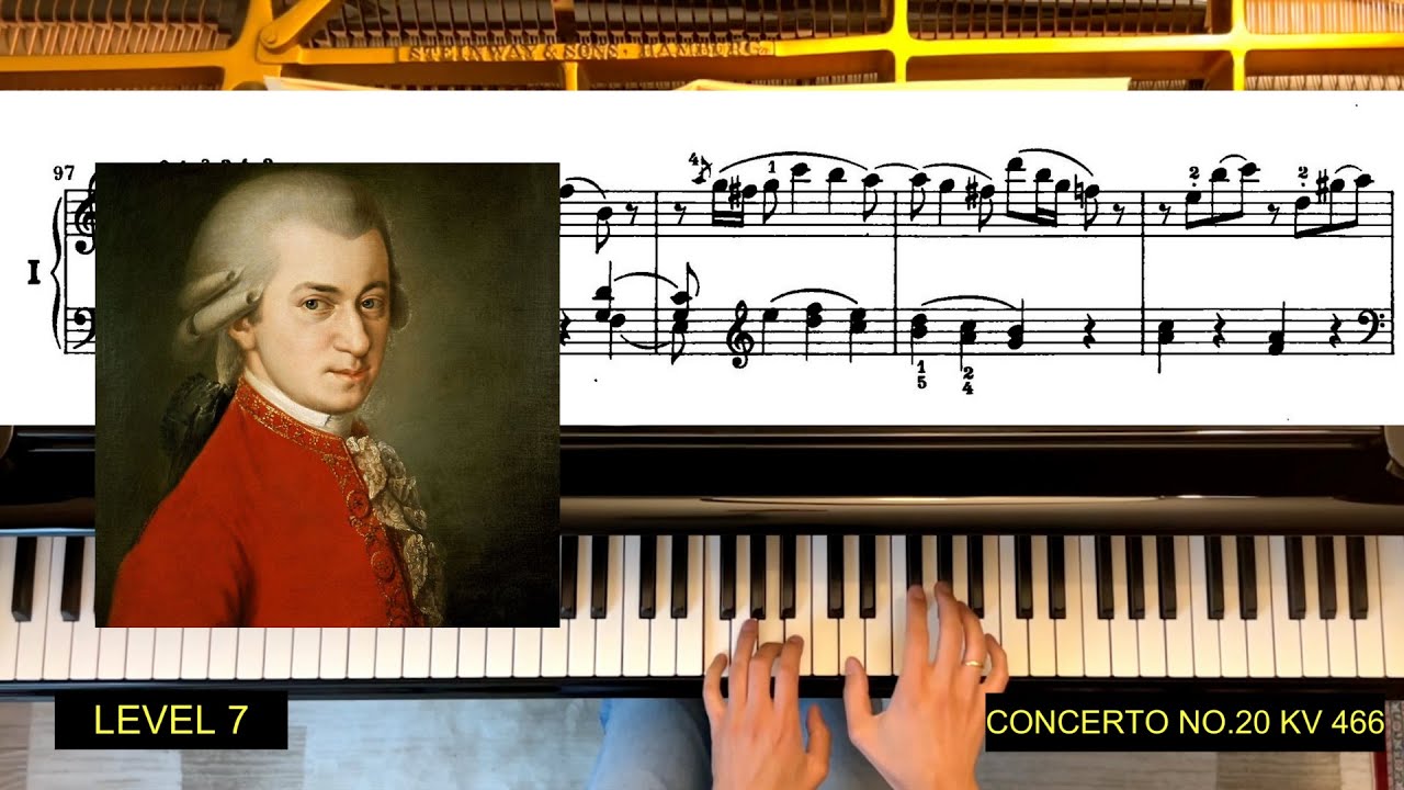 7 LEVELS OF MOZART - 7 GENRES - 7 MINUTES - By Sebastien Dupuis