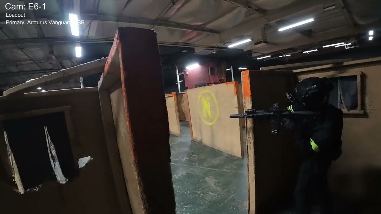 Team E6 Airsoft Team Gameplay, E6-1 and E6-2 POV 2/26/2026