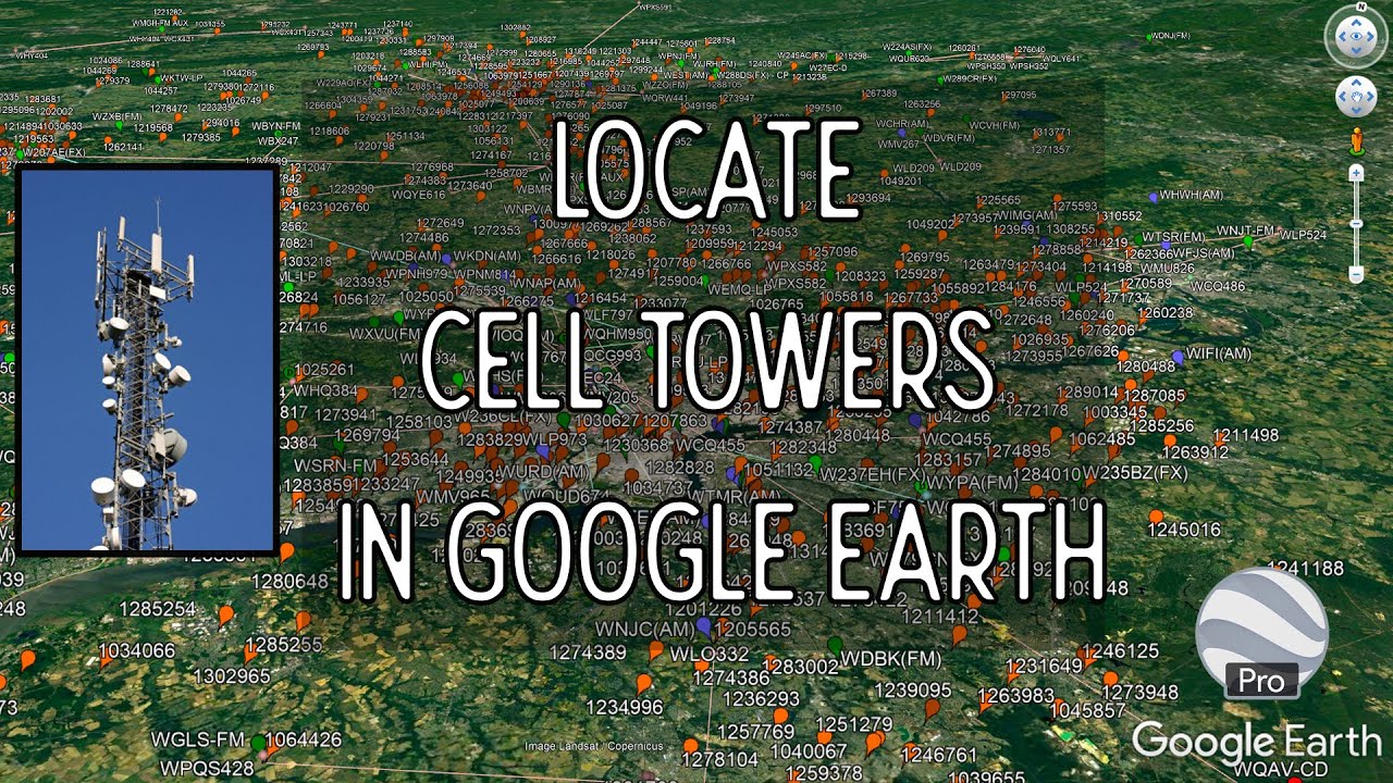 How to Locate Cell Towers in Google Earth