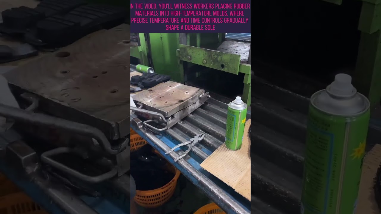 Revealed! The Process of Molding Rubber Shoe Soles