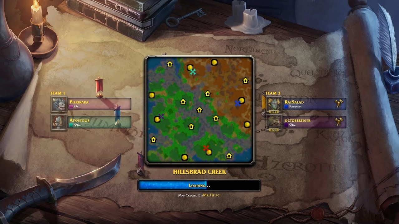 Warcraft 3 Reforged 2vs2 match commentary