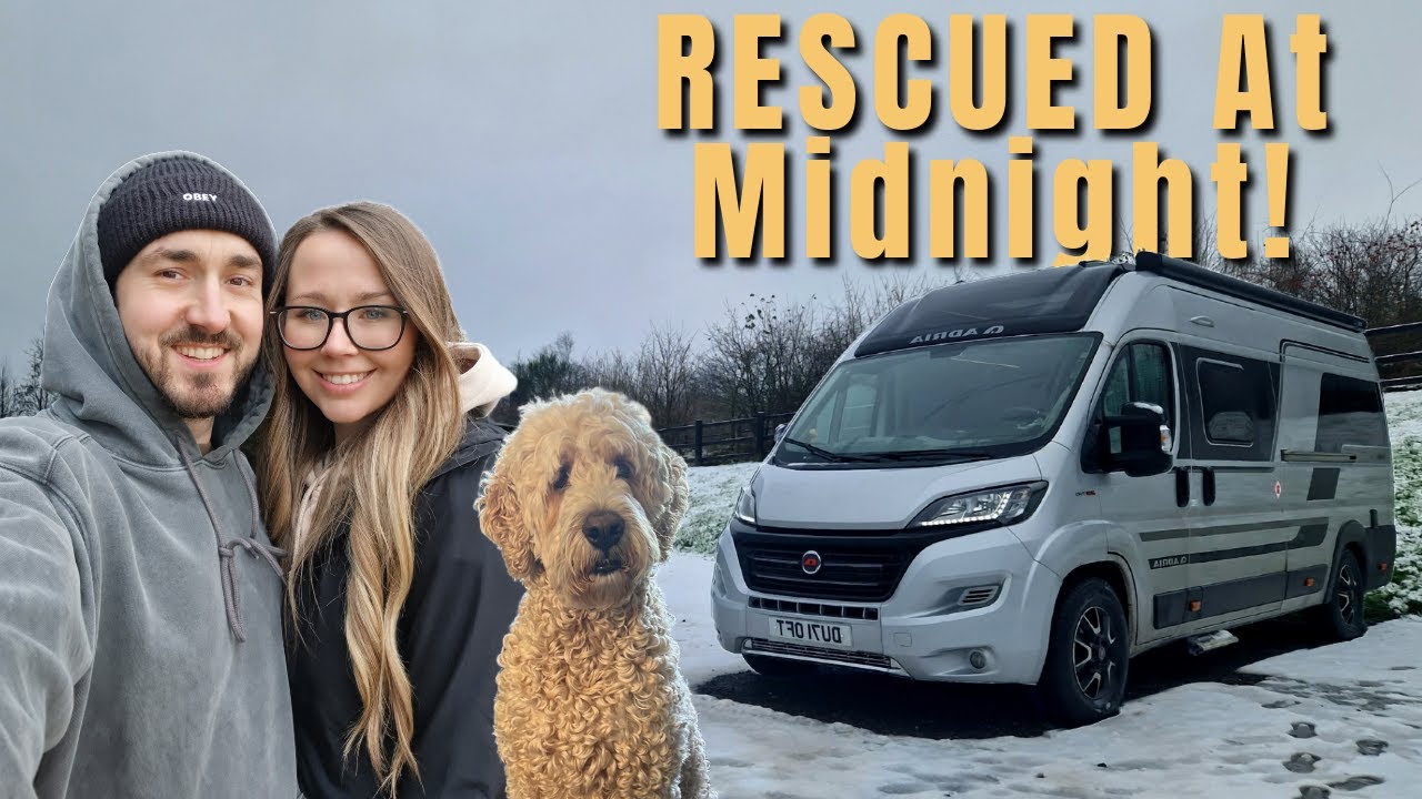 Морозная ночь и дружеское спасение | Vanlife UK