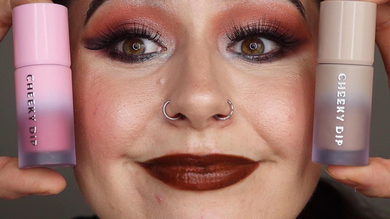 w7 blush and contour try on