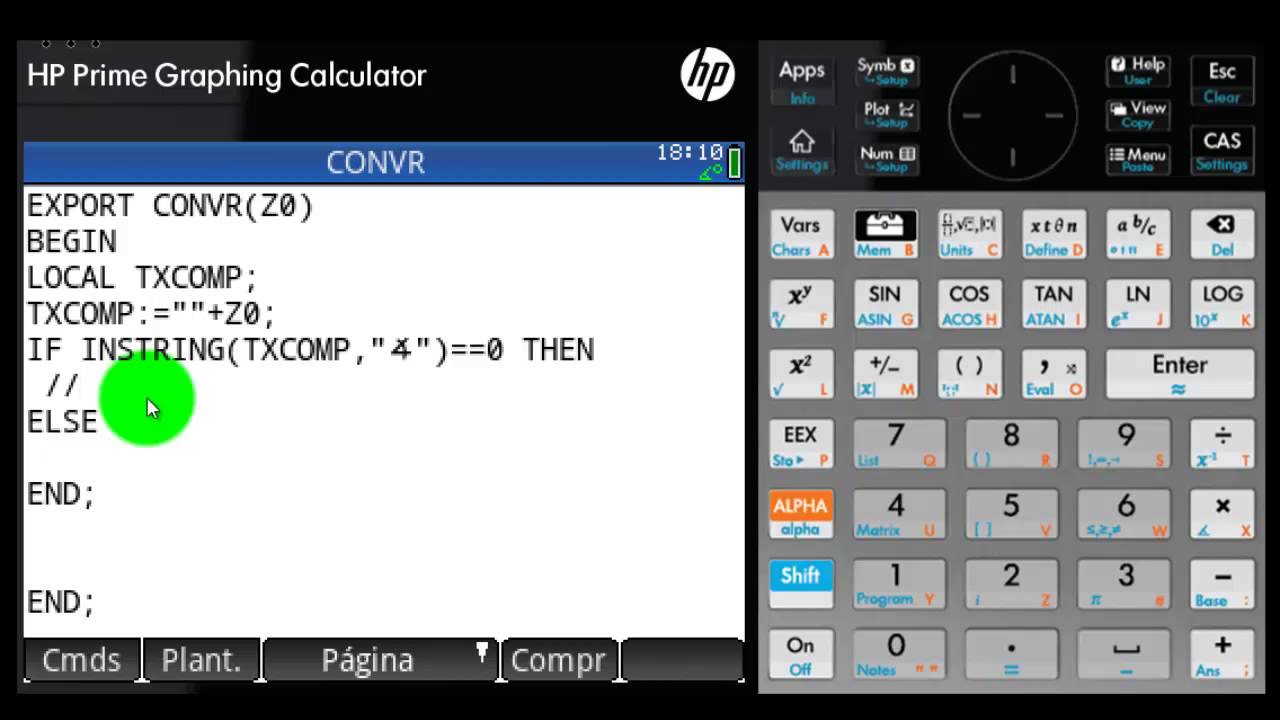 HP PRIME : CONVERSIÓN DE POLAR A RECTANGULAR Y VICEVERSA FASORES