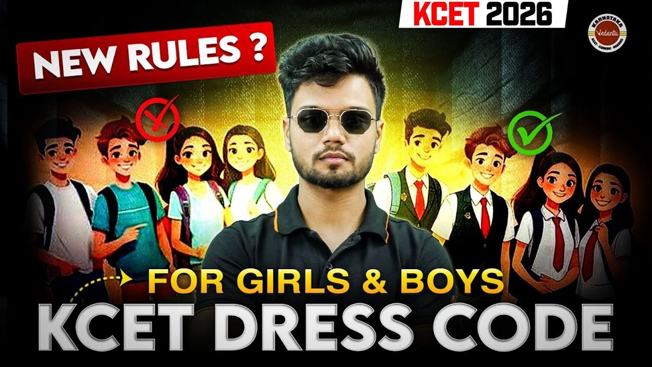 KCET 2026 Dress Code For Girls & Boys | New Rules❓| Basavaraj Sir
