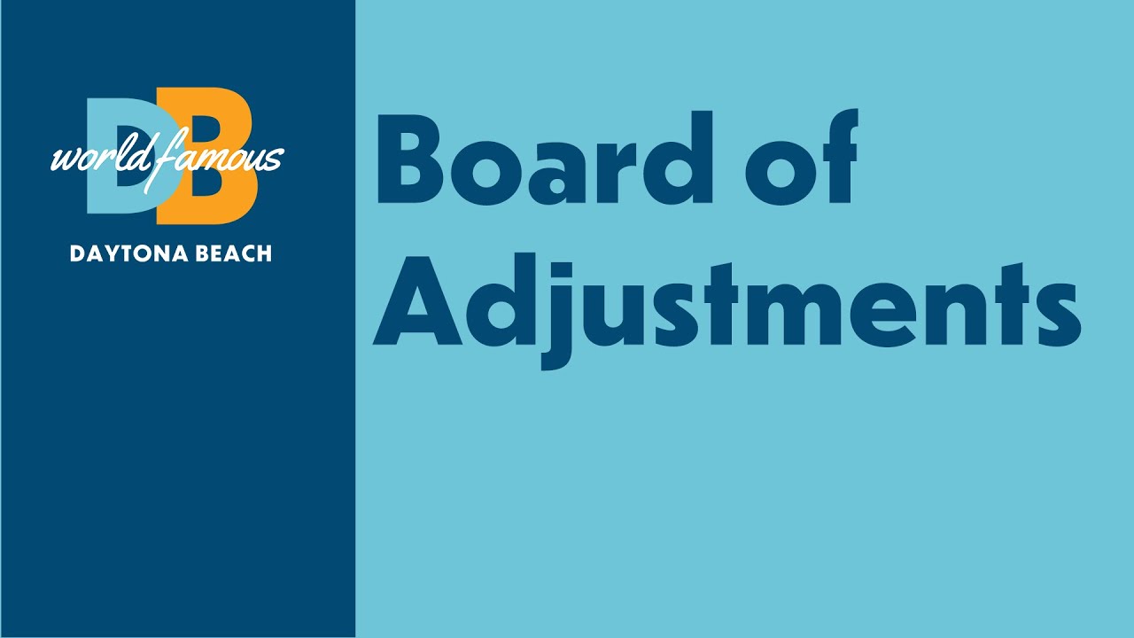 Board of Adjustments: March 20, 2025