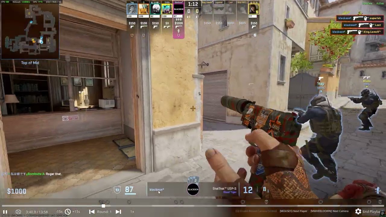 CS2 Pistol Round Quick 4K headshot