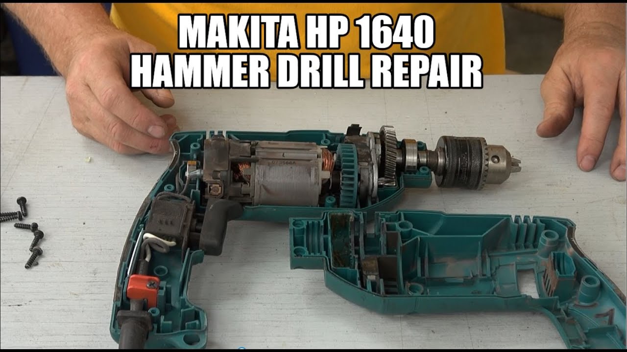 РЕМОНТ УДАРНОЙ ДРЕЛЬ Makita HP1640
