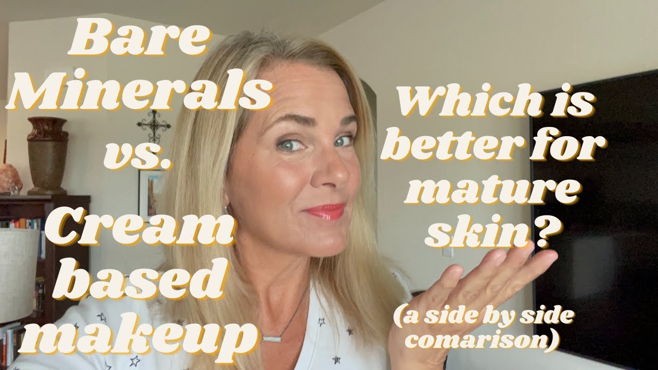 Bare Minerals против кремовой косметики | Что лучше для зрелой кожи? | Сравнение