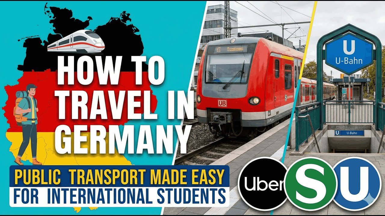 🚆 Public Transport Made Easy for International Students #germany #indianingermany