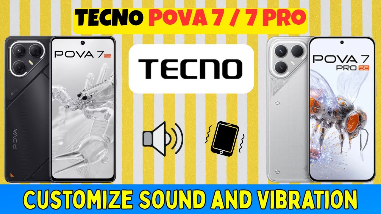 Как настроить звук и вибрацию на Tecno Pova 7/7 Pro | Подробное описание настроек