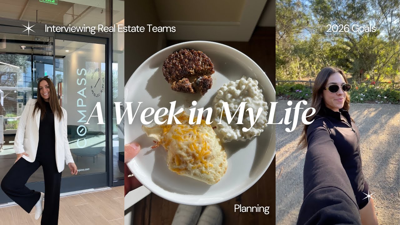 A Week in My Life | Interviewing Real Estate Teams, Planning & 2026 Goals