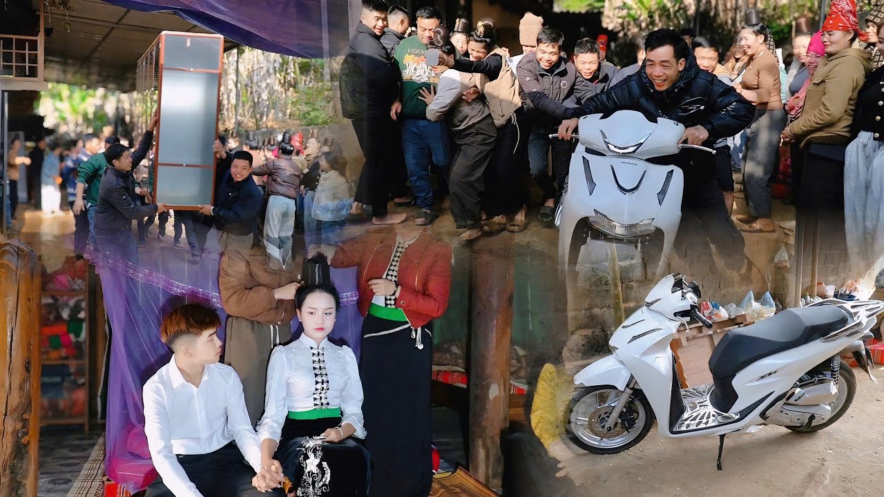 LỄ BÚI TÓC LẤY ĐỒ // HUYỀN THANH ❤️ MẠNH TRƯỜNG // BẢN BAY X CHIỀNG LA TỈNH SƠN LA .