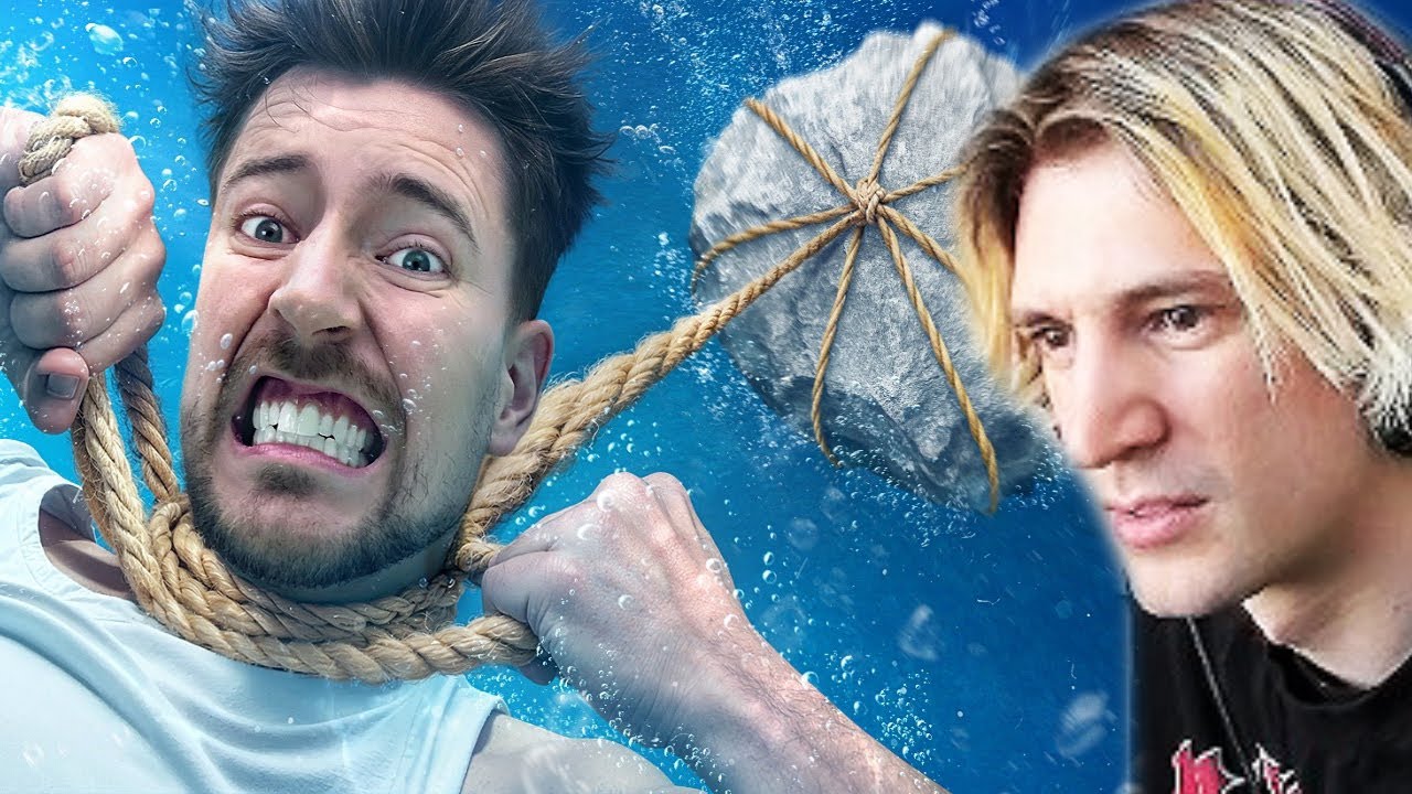 Would You Risk Drowning for $500,000? | xQc Reacts to MrBeast