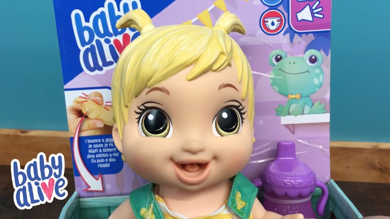 Brand NEW Baby Alive BABY GOTTA BOUNCE Doll Unboxing and Review