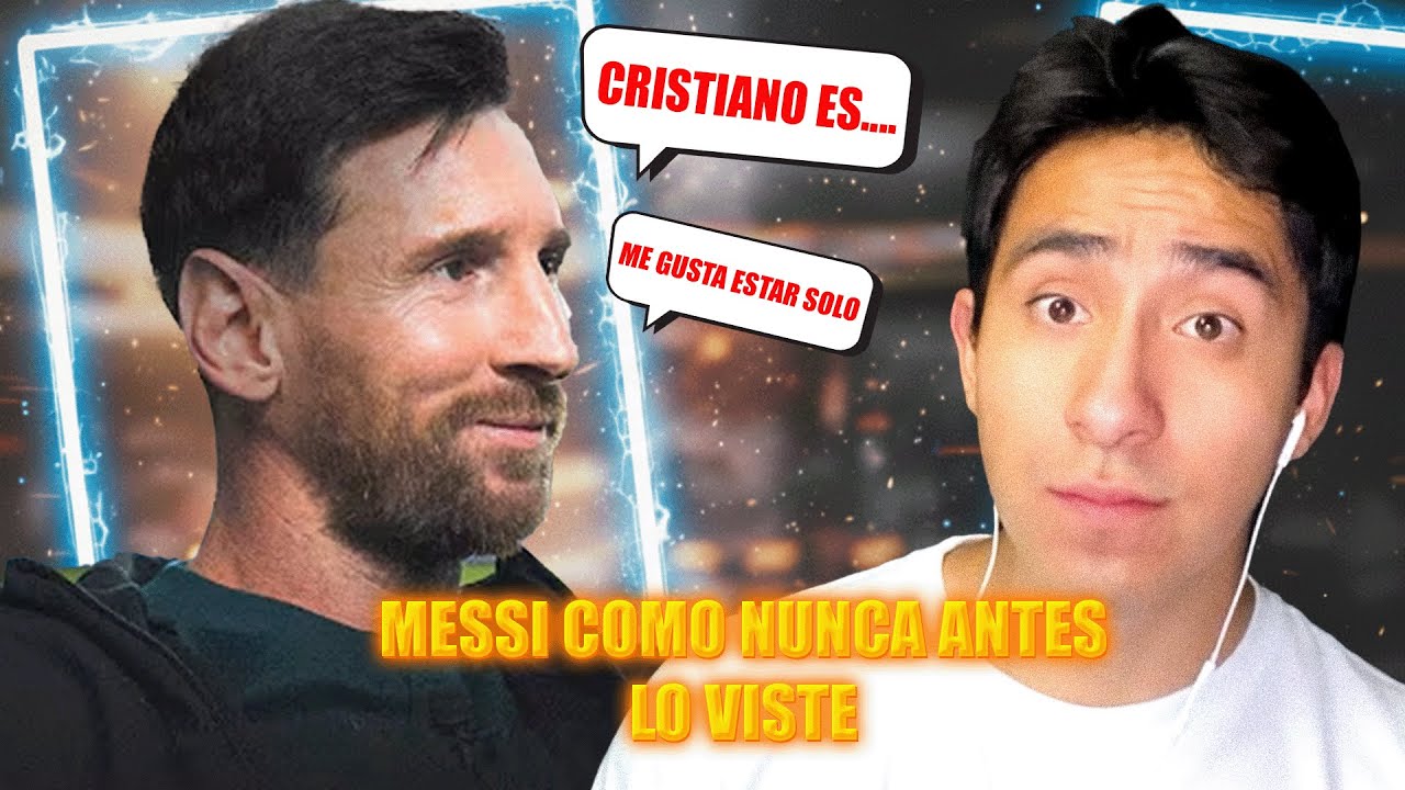 Messi como nunca 😳 Reaccionando a su mejor entrevista