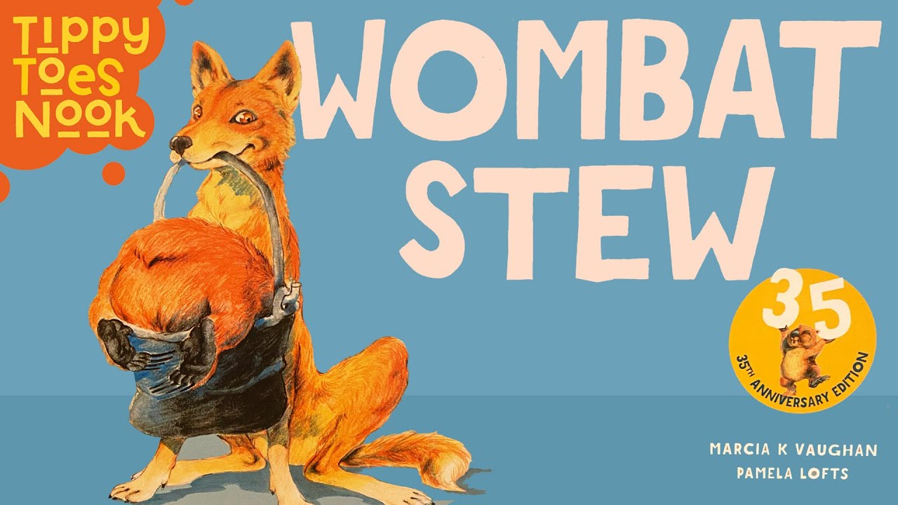 Wombat Stew by Marcia K Vaughn - a read aloud read along story by Tippy Toes Nook