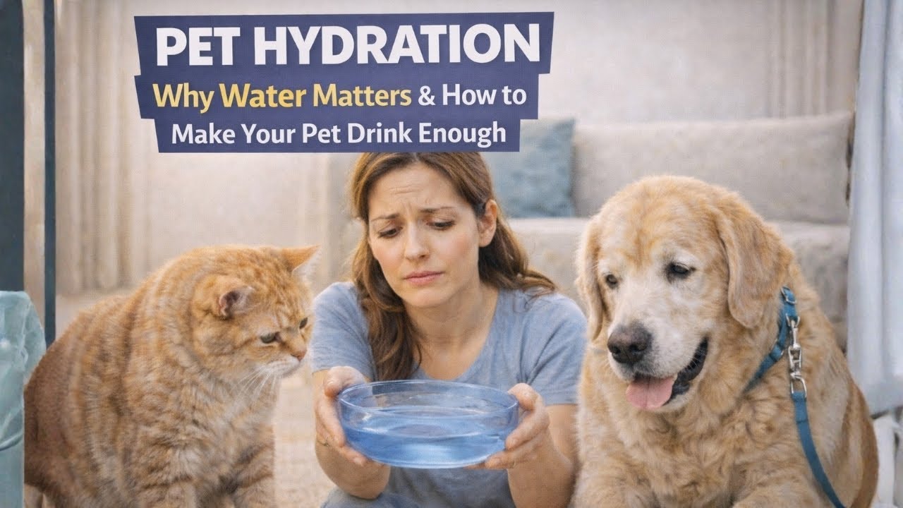 Pet Hydration: Why Water Matters & How to Make Your Pet Drink Enough