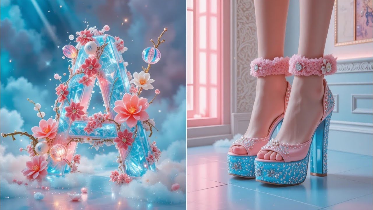 Choose Your Dreamy Beautiful Heels 👠 According To Your Name's First Letter #trending #heels #viral 
