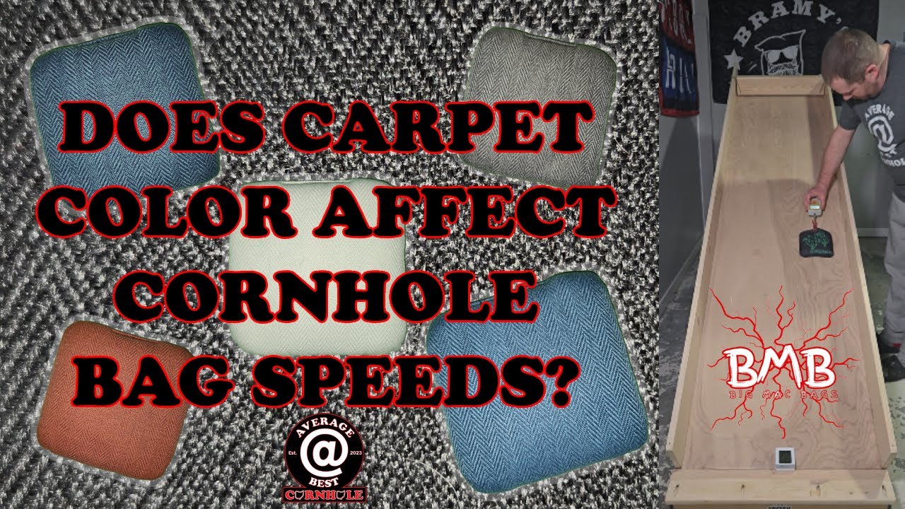 Does Carpet Color Affect Cornhole Bag Speeds?