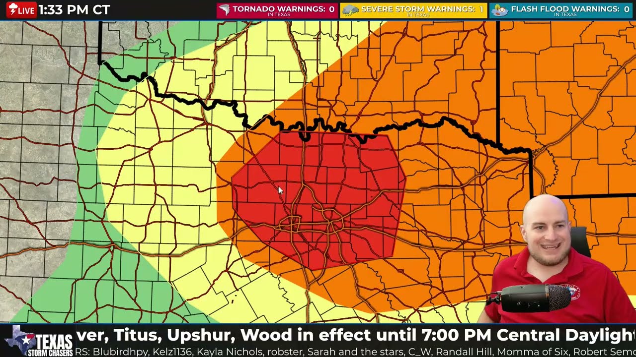 The April 28, 2026 Texas Tornado & Giant Hail Coverage, As It Happened...
