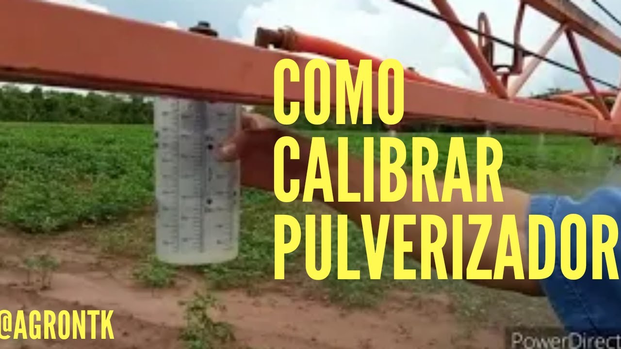 COMO CALIBRAR PULVERIZADOR DE ARRASTO