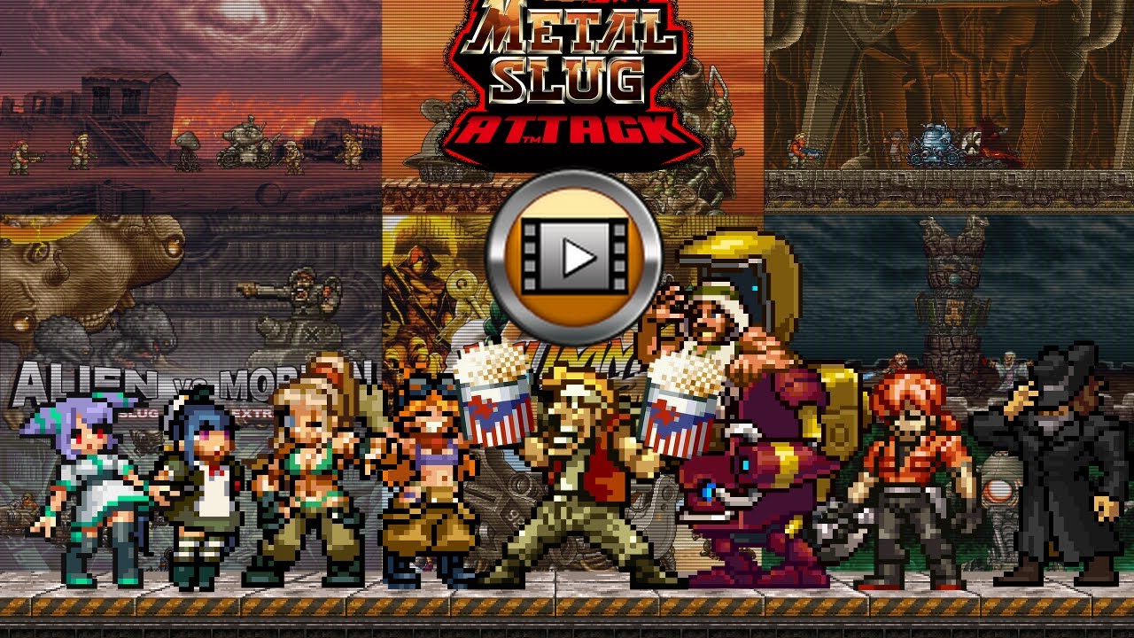 Metal Slug Attack Full Movie - All Event Animated Cutscenes (MSA)