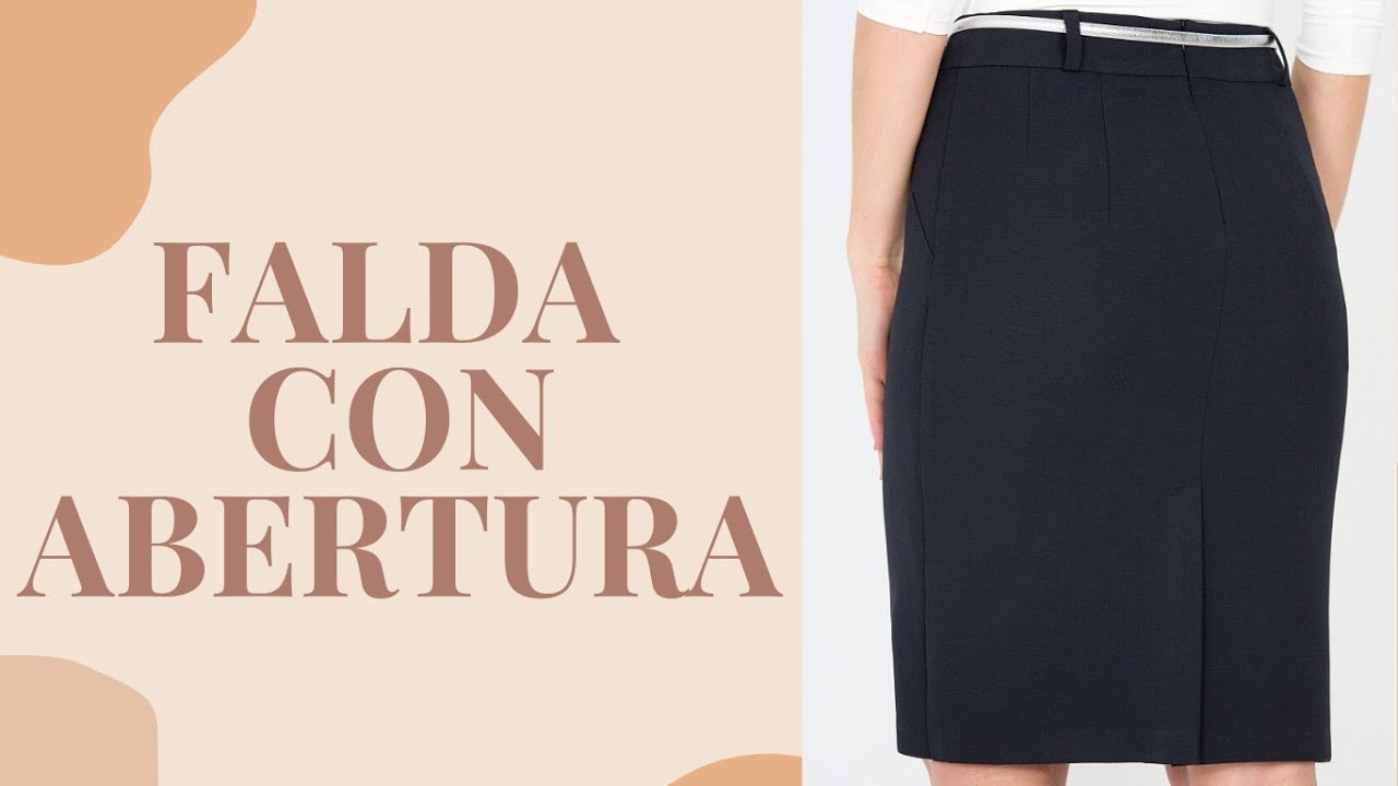 FALDA CON ABERTURA ATRÁS - PARTE 2