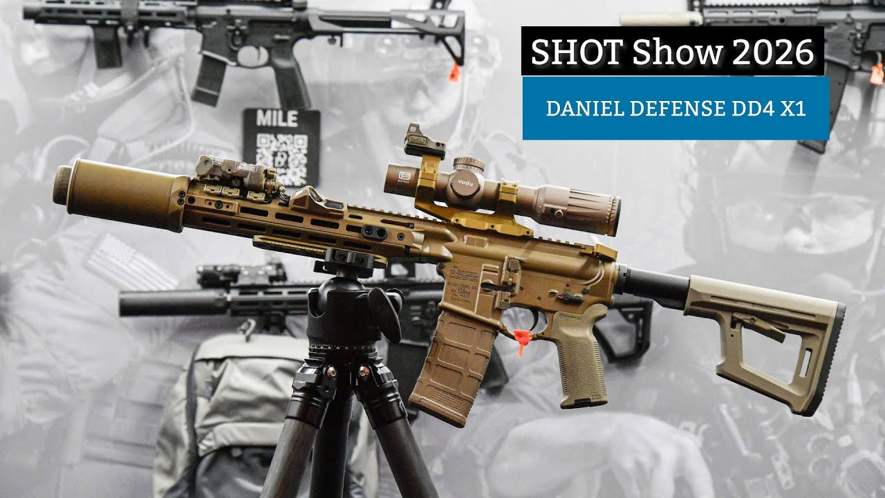SHOT Show 2026 - Daniel Defense DD4 X1, новая платформа в стиле AR15.