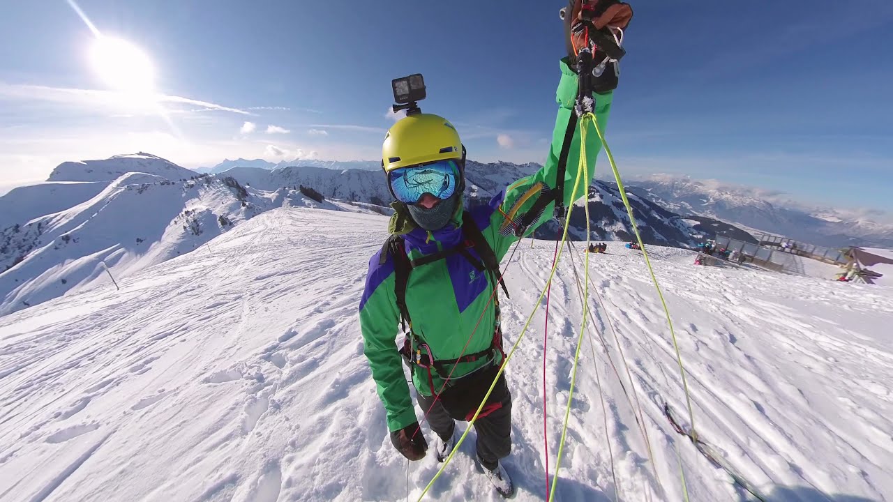 Ski tour & Paragliding - Hochkönig views