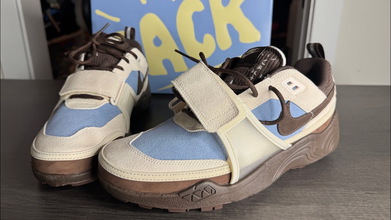 Sold Out But Under Retail Travis Scott Nike Zoom Field Jaxx Pale Ivory Leche Blue