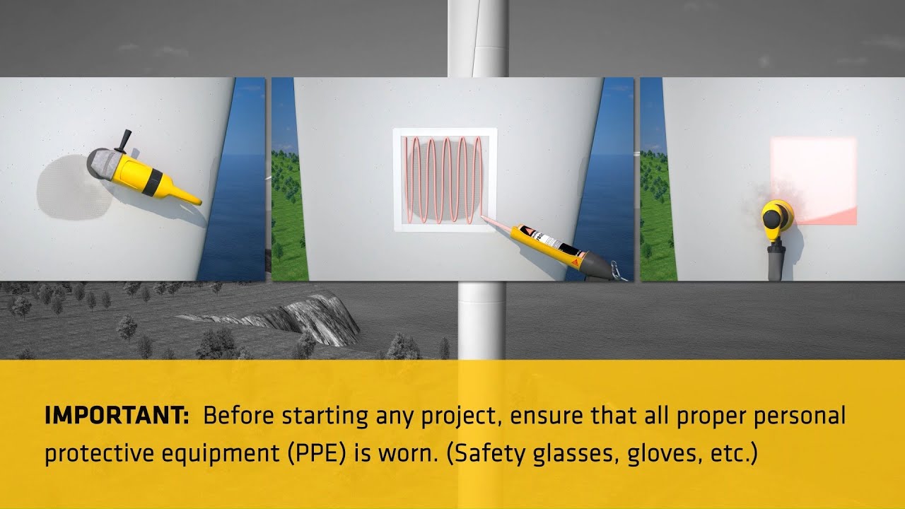 SikaForce®-7800 Series Surface Fillers for Wind Blade Repair