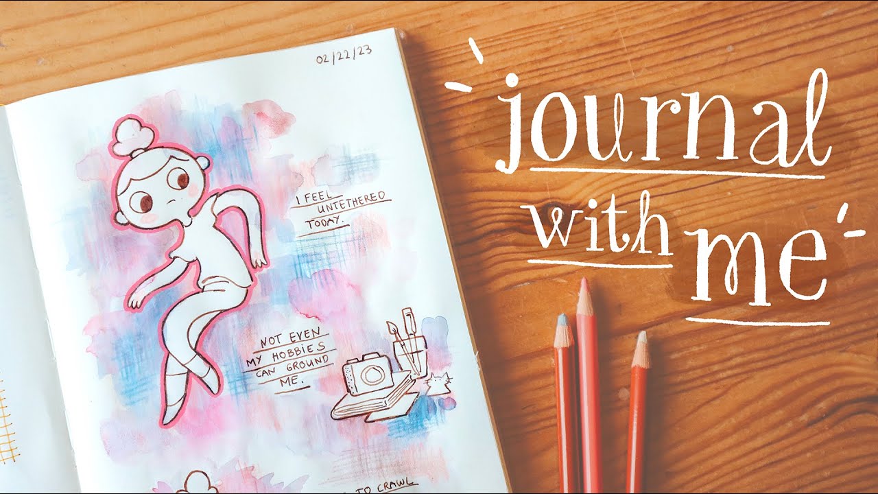 Journal With Me | Drawing My Emotions | Memory Journaling