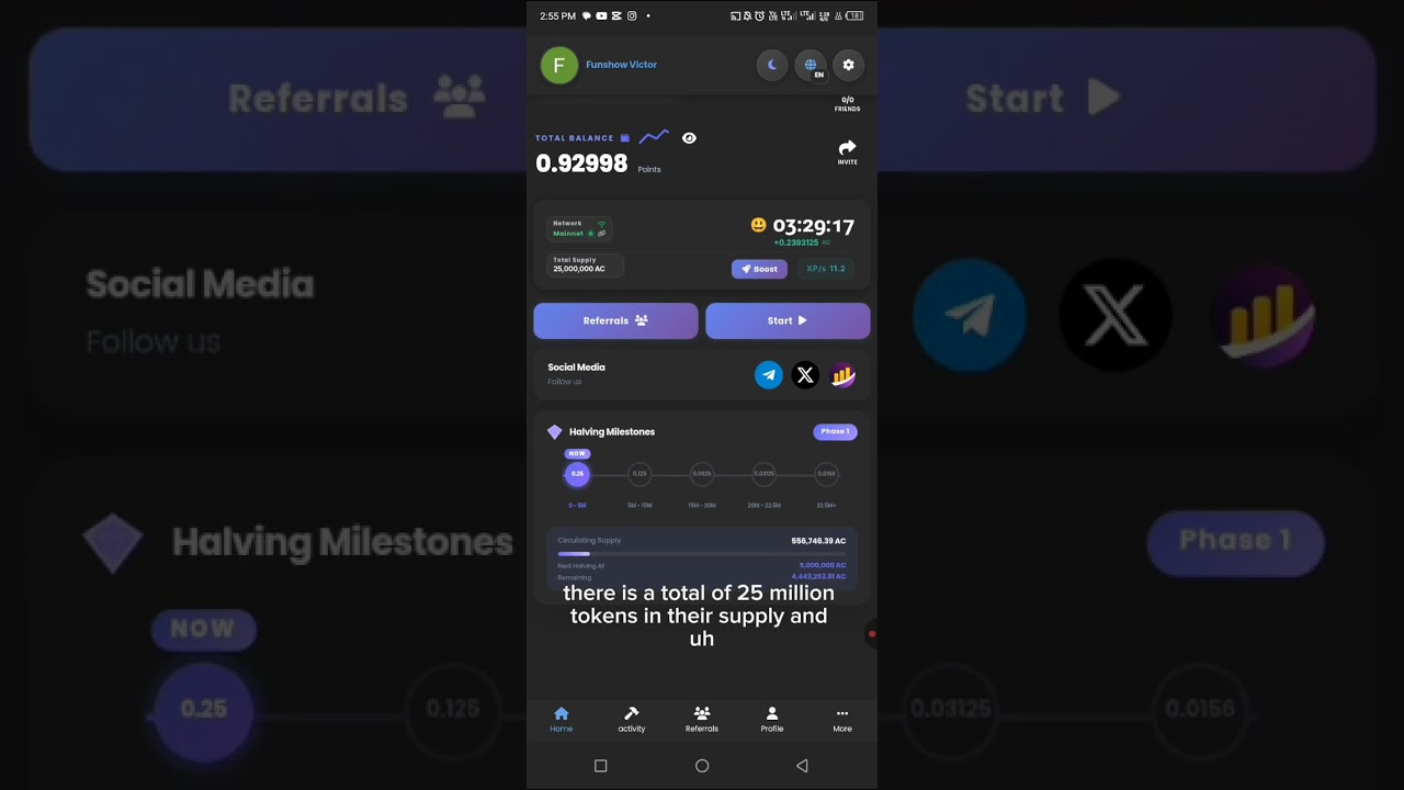 ACCESS NETWORK MINING #accessnetwork #mining #access #crypto #blockchain USE CODE C9FMUA to sign up 