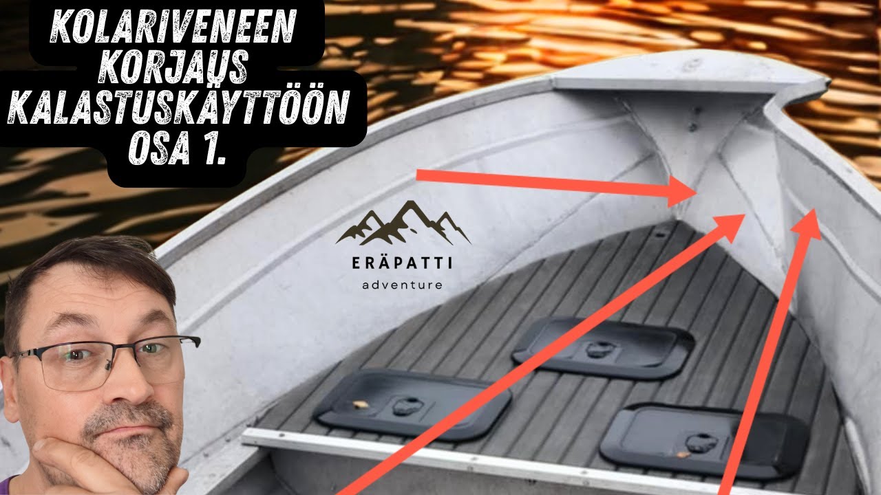 Korjasin Romuttuneen ALUMIINIVENEEN Kalastuskäyttöön