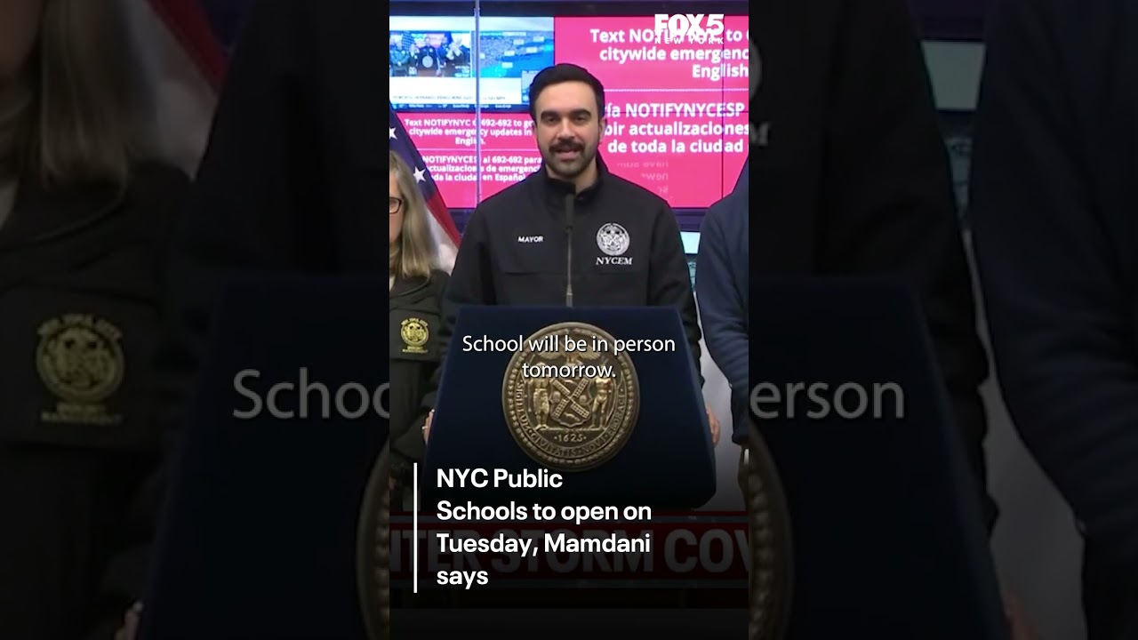 NYC Public Schools to open on Tuesday, Mamdani says